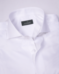 Load image into Gallery viewer, Basic White – Men’s Cotton Shirt
